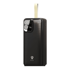 Power Bank Lenyes PX357 Bateria 30000mAh, carga rápida 18W, cables tipo C y Lightning, pantalla digital, negro