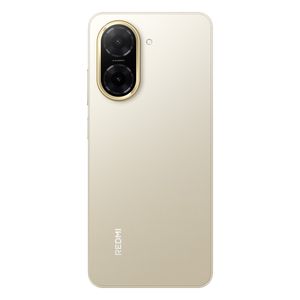 Celular Xiaomi Redmi A5 4G 128GB, 4GB RAM, cámara principal 32MP, frontal 8MP, 6.88'', dorado
