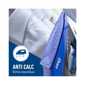 Plancha Oster a vapor GCSTBS6003, suela antiadherente, golpe de vapor de 80 g/min