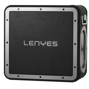 Parlante Karaoke Lenyes S823 potencia 160W, 10 horas de batería, KTV, TWS, incluye 2 micrófonos + maleta, negro