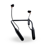 Audífono Lenyes A43 150 horas de batería Negro Frontal con collarín deportivo