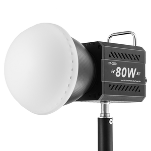 Luz Led COB para estudio 80W blanco, cálido, neutro, negro