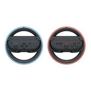 Timones Joy-Con Wheel, azul y rojo, para Nintendo Switch 2, set de 2 unidades