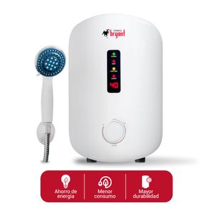 Rapiducha select Bryant, 4500W, panel digital, 1.45 PSI, blanco