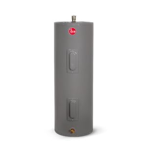 Terma eléctrica Rheem 114 litros, 220/2.1KW, válvula de seguridad sobre presión y temperatura, gris