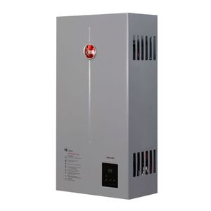 Terma a gas Rheem, 16 litros, gas natural, encendido automático, gris