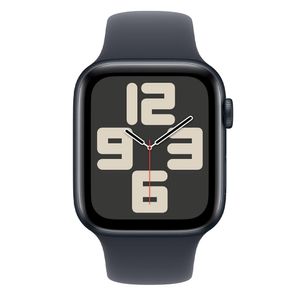 Apple Watch SE 44mm, GPS, resistencia al agua 50m, batería hasta 18 horas, Talla M/L, memoria 32GB, negro