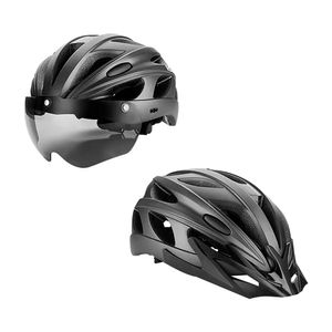 Casco deportivo Rockbros TT-16, con lentes, con ala desmontable, 3 modos de uso, talla 57-62 cm
