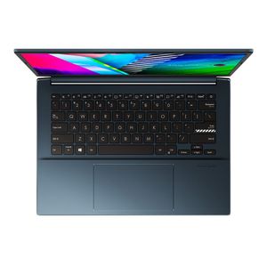Laptop Asus M3401QC-KM160W 14", Ryzen R5-5600H, 512GB SSD, 8GB RAM, GeForce RTX 3050, Win11, azul + Mochila de regalo