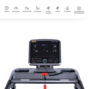 Trotadora Monark T500, pantalla LED, velocidad max. 18km, negro