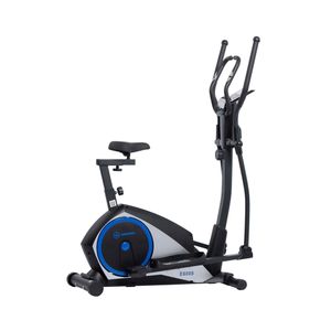 Elíptica Monark E6008, perilla manual 8 niveles, max. 100kg, negro