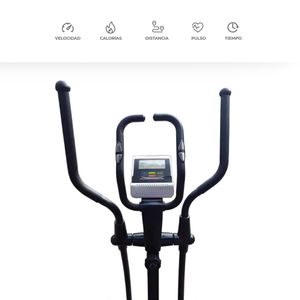 Elíptica Monark E6008, perilla manual 8 niveles, max. 100kg, negro
