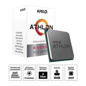 PC armada: AMD ATHLON 3000G + Placa Asrock A520M-HDV + RAM 8GB + SSD 480GB + Gabinete Teros TE-1028S MATX + Win 11 Home digital + armado
