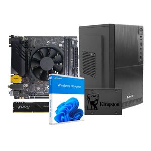 PC armada: Placa madre Advance MoDT Intel Core i5-12450H + RAM 8GB + SSD 480GB + Gabinete Teros TE-1028S MATX + Win 11 Home digital + armado