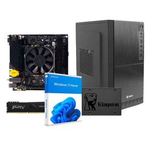 PC armada: Placa madre Advance MoDT Intel Core i5-13420H + RAM 8GB + SSD 480GB + Gabinete Teros TE-1028S MATX + Win 11 Home digital + armado