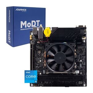 PC armada: Placa madre Advance MoDT Intel Core i5-13420H + RAM 8GB + SSD 480GB + Gabinete Teros TE-1028S MATX + Win 11 Home digital + armado