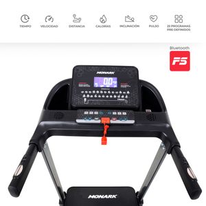 Trotadora Monark T350, pantalla LED, velocidad max. 18km, negro