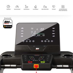 Trotadora BH RS900, pantalla LED, peso max. 150 kg., negro