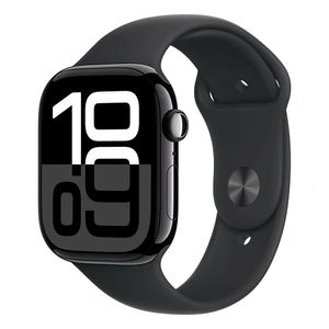 Apple Watch Series 10 46mm, GPS, certificación IP6X, batería hasta 18 horas, Talla M/L, memoria 64GB, sport band negro