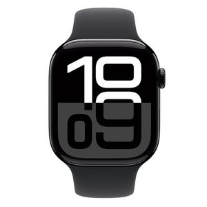 Apple Watch Series 10 46mm, GPS, certificación IP6X, batería hasta 18 horas, Talla M/L, memoria 64GB, sport band negro