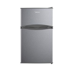 Frigobar Midea 87 litros Silver con 2 puertas, congelador independiente y diseño compacto