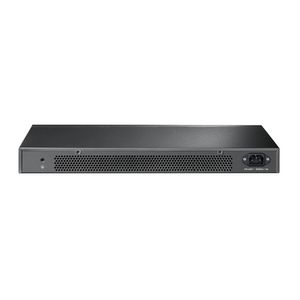 Switch Conmutador TP-Link TL-SG1048, 48 puertos Gigabit, 10/100/1000 Mbps, eficiencia energética, montaje rack, plug and play, negro