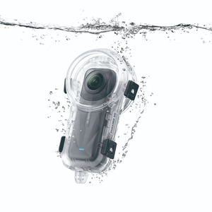Carcasa de buceo Insta360X5, invisible, sumergible, hasta 60 metros, transparente