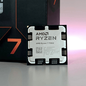 Procesador AMD Ryzen 7 7700X, 4.5 GHz,  5.4 GHz, AM5, 8 núcleos, 16 hilos, L2: 8 MB, L3: 32 MB