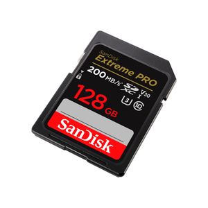 Memoria SD SanDisk Extreme PRO 128GB, 200MB/s Lectura, 90MB/s Escritura, V30 U3 Clase 10