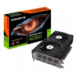 Tarjeta de video Gigabyte GeForce RTX 4060 Ti Windforce OC, 8GB GDDR6X, 128 bits