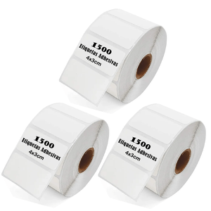 Etiquetas Termica Adhesiva 4x3cm Pack 3 Rollos