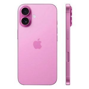 iPhone 16 5G 128GB, 8GB RAM, cámara principal 48MP + 12MP, frontal 12MP, 6.1”, rosado TG