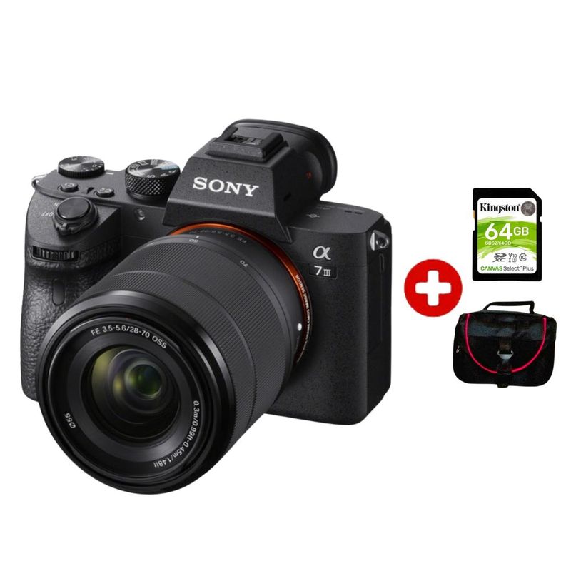 Camara-Sony-Alpha-7-III---Lente-28-70mm