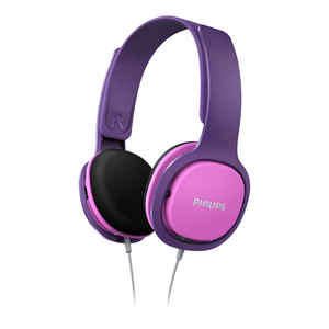 Audífonos para niños Philips On ear SHK2000BL, Jack 3.5 mm, fucsia