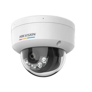 Cámara Hikvision DS-2CD1123G2-LIU, 2MP, domo, IP, PoE, audio, micrófono integrado, AcuSense, Dual Light