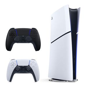 Consola PlayStation 5 HW Slim Edición Digital Bundle incluye 2 cupones de juegos Returnal/Ratchet and Clank + Dualsense negro
