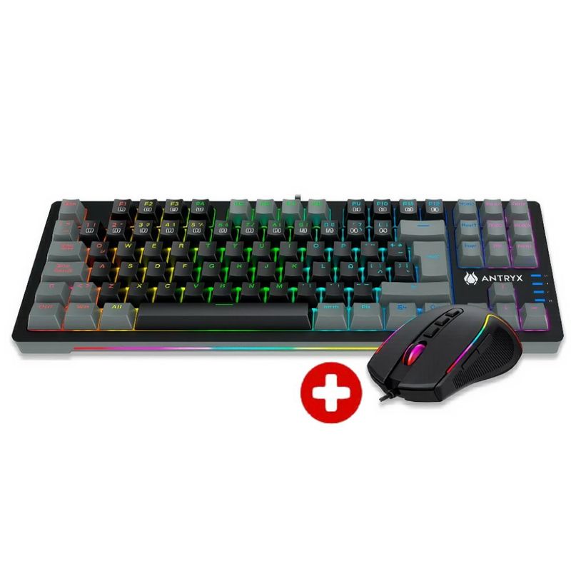 Kit-gamer-Antryx-GC-5500-teclado-mecanico-switch-azul