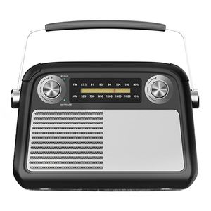 Reacondicionado: Radio bluetooth Richards FB-R102 AM/FM, panel solar, negro