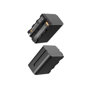 Kit de 2 baterías + cargador dual K&F Concept NP970, negro