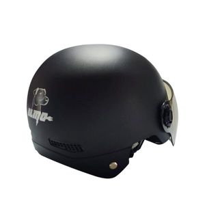 Casco con visera, bicicleta, scooter, eléctrico, ABS, ventilado, antideslumbrante, reflectivo, negro