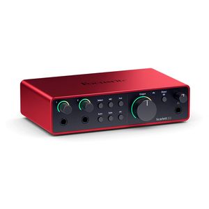 Interfaz de audio, Focusrite, Scarlett 2i2 Studio 4th Gen, 24 bits, 2 entradas