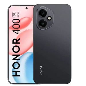 Celular Honor 400 5G, 512GB, 12GB RAM, Cámara trasera 200MP y Frontal 50MP, 6.55", negro