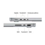 Laptop Apple MacBook Pro pantalla 14" M4 512GB plata