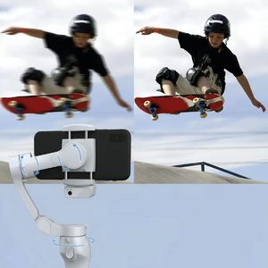 Estabilizador iSleeky L7C Pro Plus+, 3 ejes, IA, luz LED, control por gestos, batería 4000mAh, compatible Android e iOS