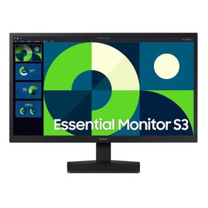 Monitor plano Samsung 22" Essential S3 LS22D310EALXPE, Panel VA, FHD (1920X1080), 75Hz, 5ms, entradas HDMI/VGA