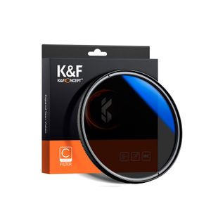 Filtro polarizado CPL K&F Concept - Slim - Multi Coated 62 mm, negro