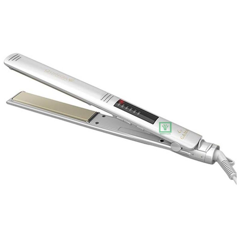 Plancha-Elegance-Led-con-aceite-de-quinoa-y-patines-tourmaline-diseño-ultra-slim-temperatura-regulable-150°C-230°C