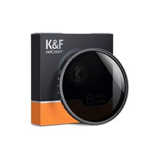 Filtro densidad neutra K&F Concept ND2-400 de 8 pasos, variable 67mm, negro