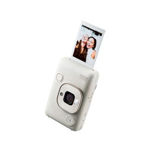 Cámara Fujifilm Instax Mini LiPlay blanco+ película x20, impresión desde smartphone, audio QR, filtros y marcos