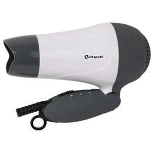 Secador de cabello profesional Gama Eolic, 1600W, mango plegable, boquilla concentradora, Ceramic Ion para secado uniforme